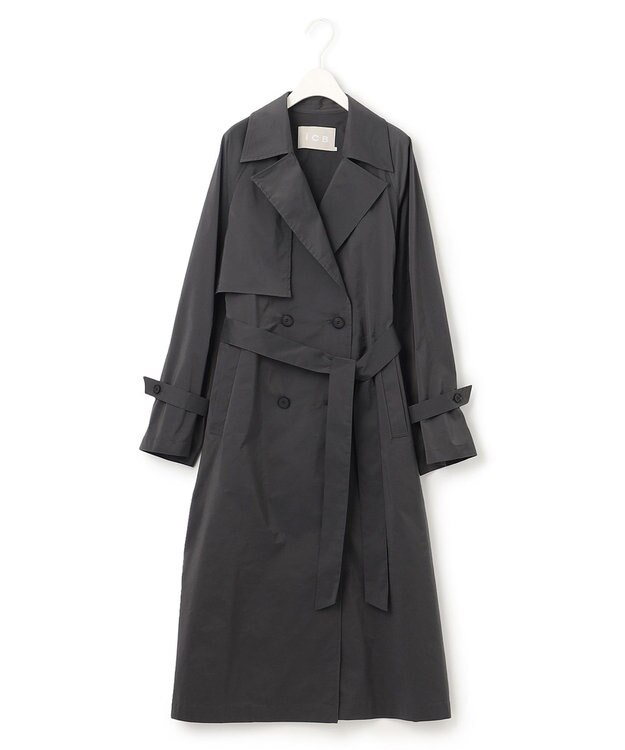 ICB メモリートレンチ コート チャコール系