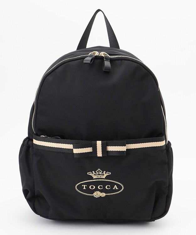 TOCCA BAMBINI 【WEB限定】BICOLOR RIBBON RUCKSACK S リュックサック S ブラック系
