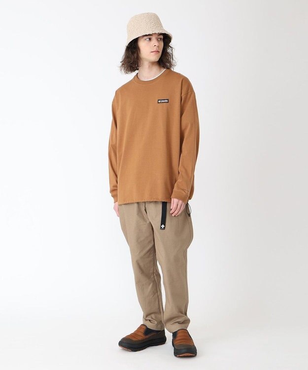 Columbia Columbia/ クロックドリバーロングスリーブティー /コロンビア Camel Brown