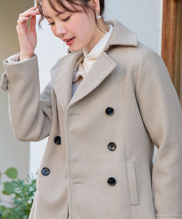 Tiaclasse ショートトレンチコート ベージュ