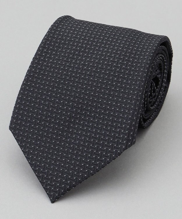 GOTAIRIKU GOTAIRIKU別注【日本製】シルク ネクタイ_小格子柄 ブラック系8