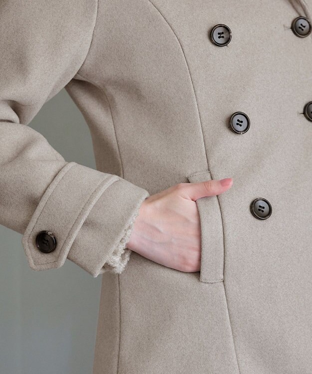 Tiaclasse ショートトレンチコート ベージュ