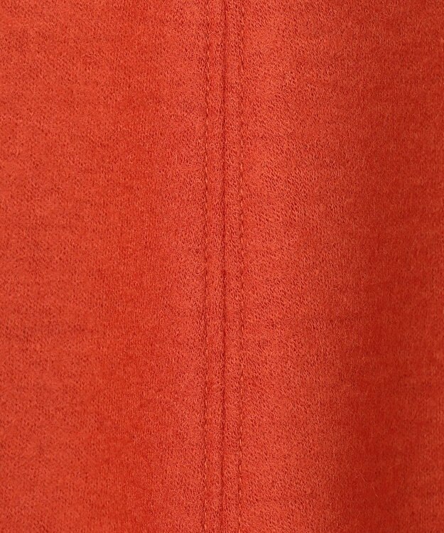 J.PRESS LADIES L 【洗える】ウールスムース スカート オレンジ系