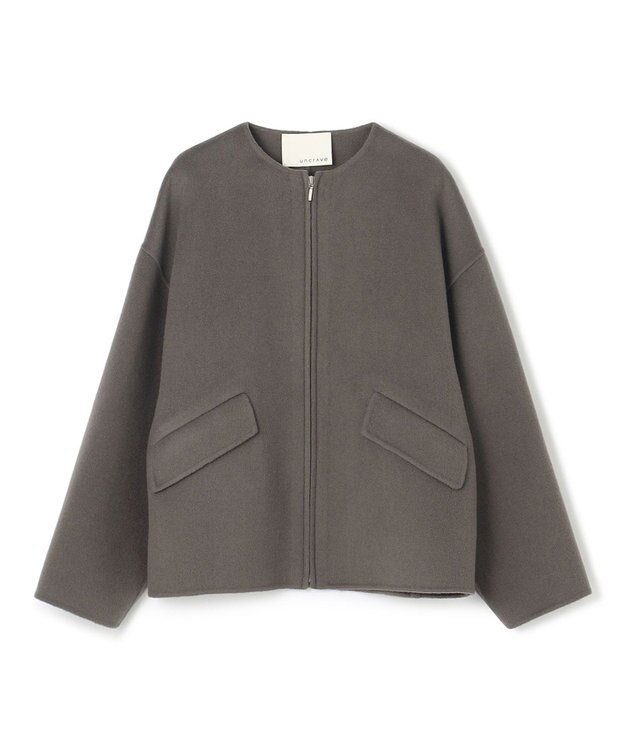 uncrave 【WEB限定】リバージャケット（uncrave WHITE） カーキグレー