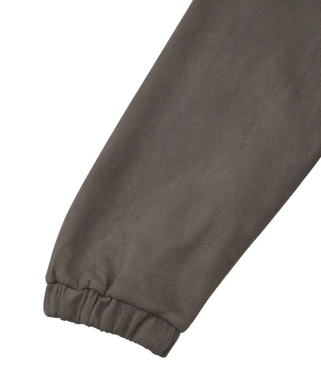 YECCA VECCA サイドプリーツノーカラーブルゾン Brown