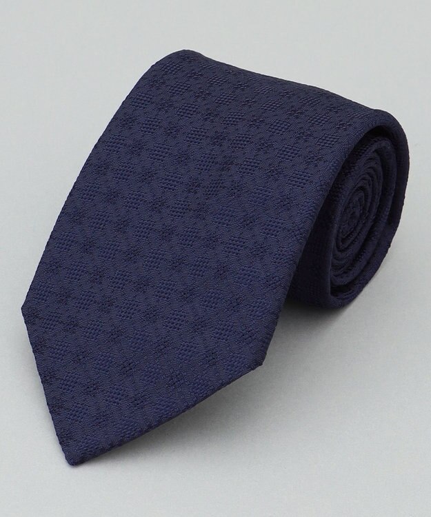 GOTAIRIKU 日本縫製/オリジナル柄【Fermo Fossati】ネクタイ_無地柄 ネイビー系8