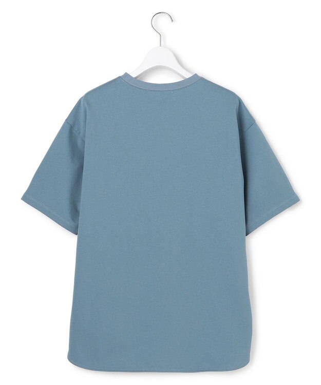 23区 【先行予約】シャツテール ロゴTEE ダルブルー×ネイビー