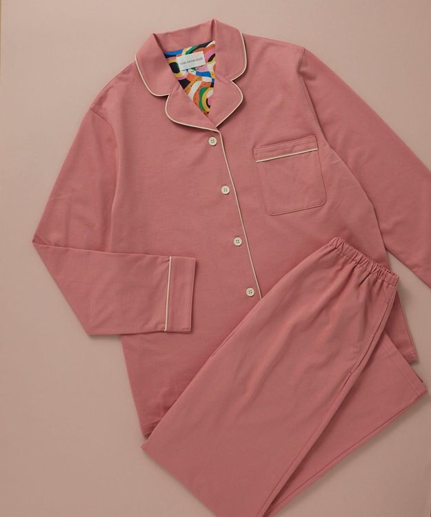 une nana cool 【綿100%】72/2 メガハイゲージパジャマ MADE WITH LIBERTY FABRIC ピンク