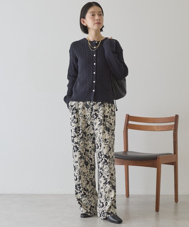 AMERICAN HOLIC 【先行予約】【イージーケア】アソート柄パンツ Black