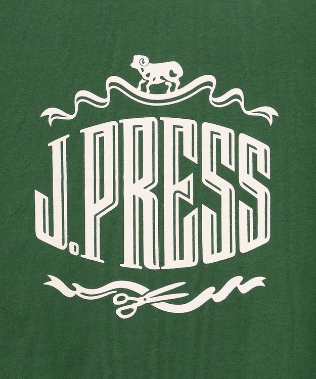 J.PRESS KIDS 【140-170cm】 50/2天竺ロゴＴシャツ カーキ