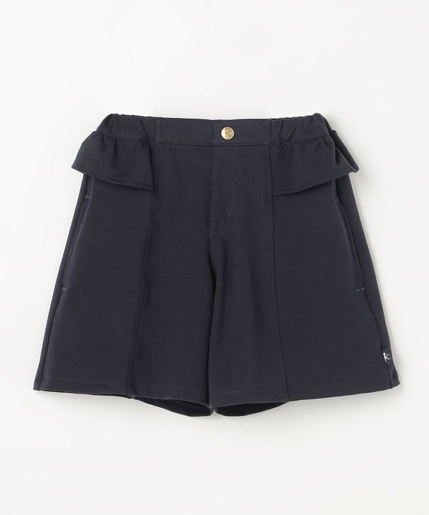 組曲 KIDS 【110-140㎝】ソフトストレッチ ショートパンツ ネイビー
