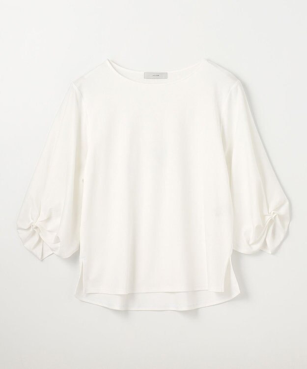 ANY L 【洗濯機可】シルケットスムースタックスリーブプルオーバー オフ