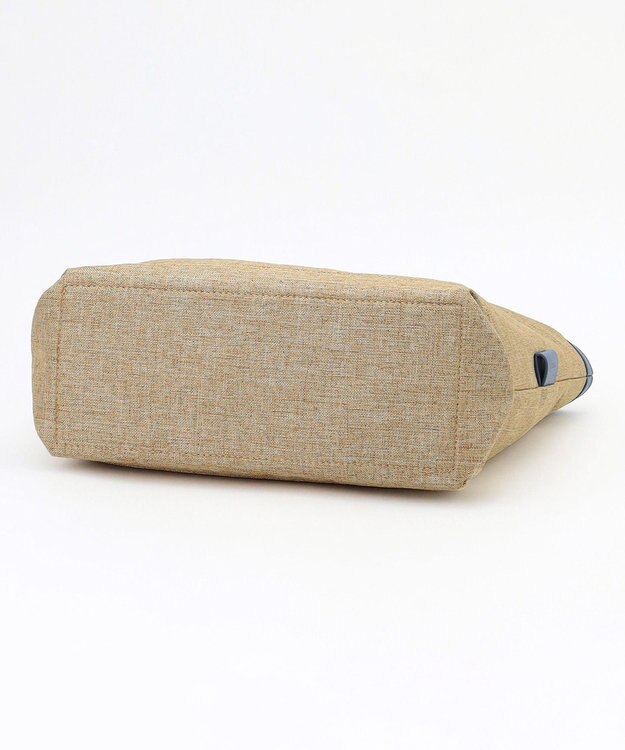 Y'SACCS リネンライク　イニシャルトート　Mサイズ ベージュ