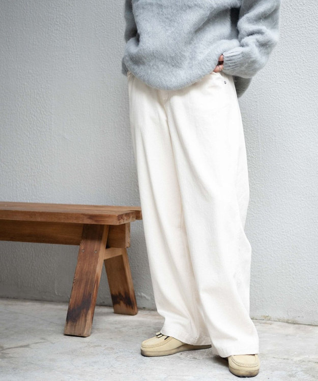 WEGO 【ユニセックス着用アイテム/ウエストゴム】ワーカーズパンツ キナリ