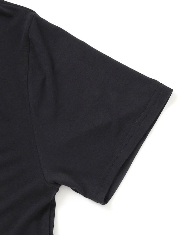 23区GOLF 【MEN】TTON なめらかレーヨン半袖Ｔシャツ ブラック系