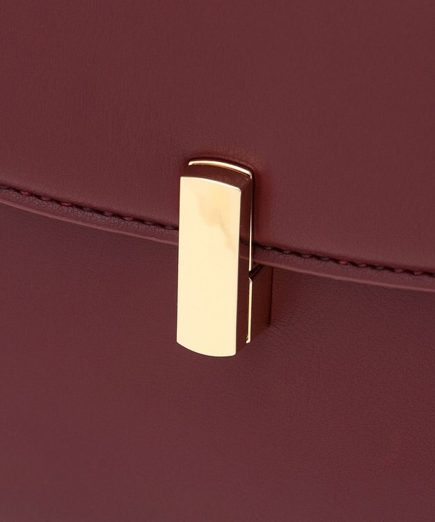 組曲 【加藤ローサさん着用】トップハンドル ハンドバッグ ワイン系