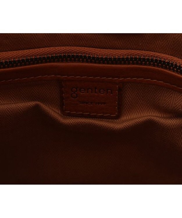 genten サステナブルカットワーク トートバッグ（中） チャ