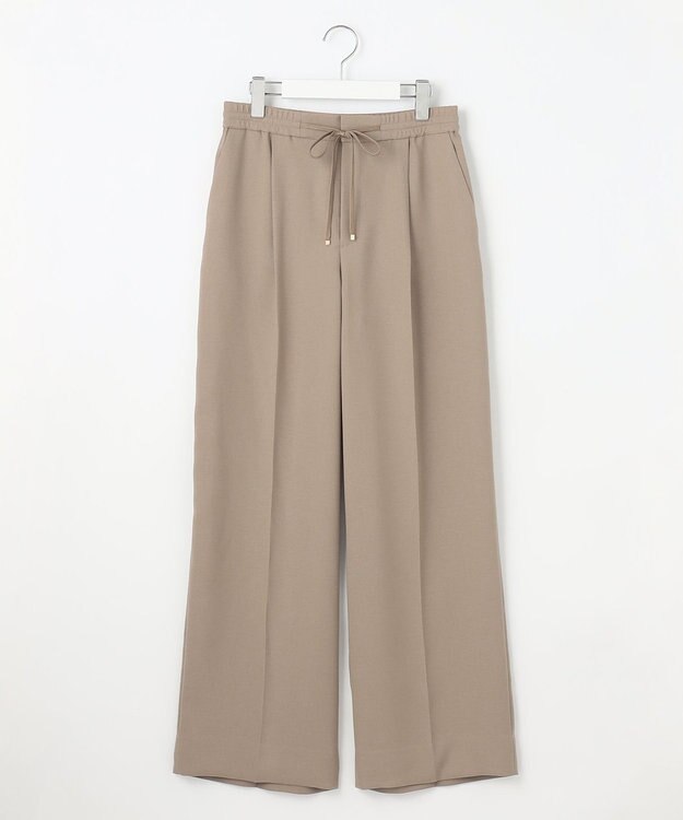 洗える】ツイステッドダブルクロスワイドストレート パンツ