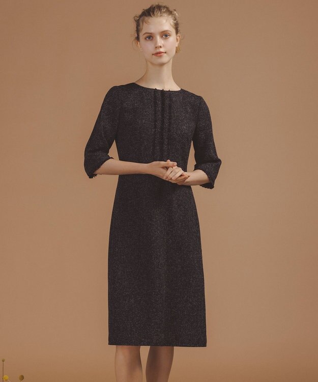 TOCCA 【洗える・消臭】MIST TWEED ドレス ブラック系5