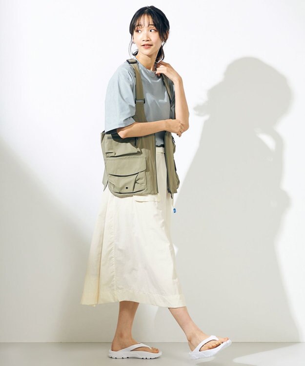 SHARE PARK LADIES 【撥水加工】マウンテンスカート アイボリー系