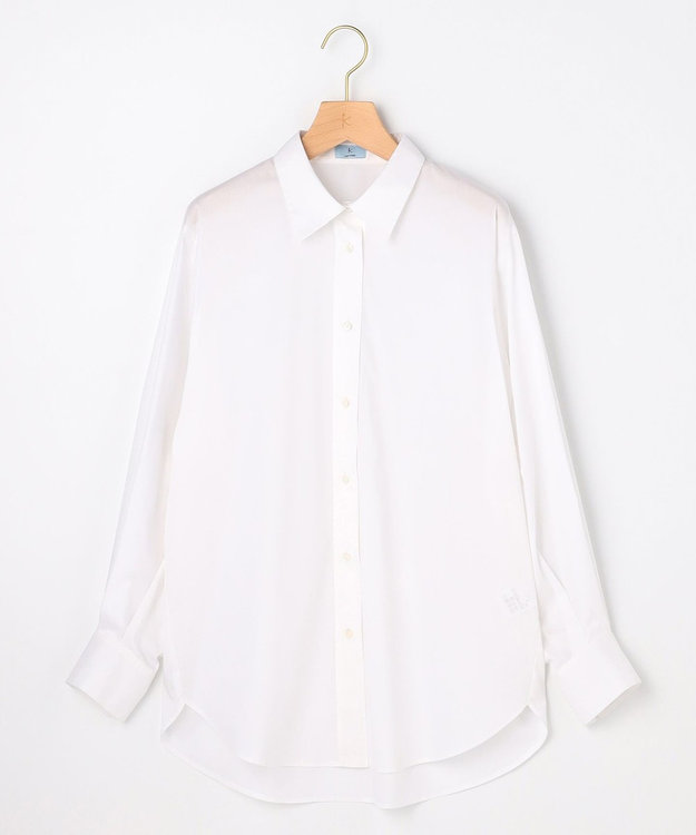 組曲 S 【先行予約】エアリーシャーティング オーバーシャツ ホワイト系