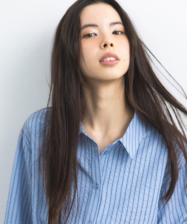 CRAFT STANDARD BOUTIQUE 2点セット / レイヤードデザインシャツ Stripe Sax