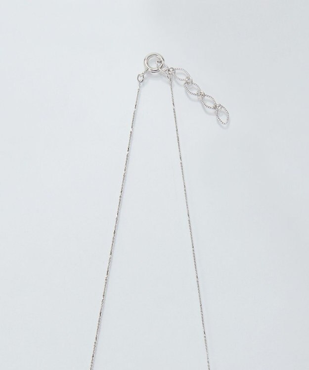 Phoebe 【金属アレルギー対応】ストレートバービジューネックレス　シルバー シルバー