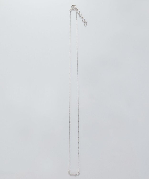 Phoebe 【金属アレルギー対応】ストレートバービジューネックレス　シルバー シルバー