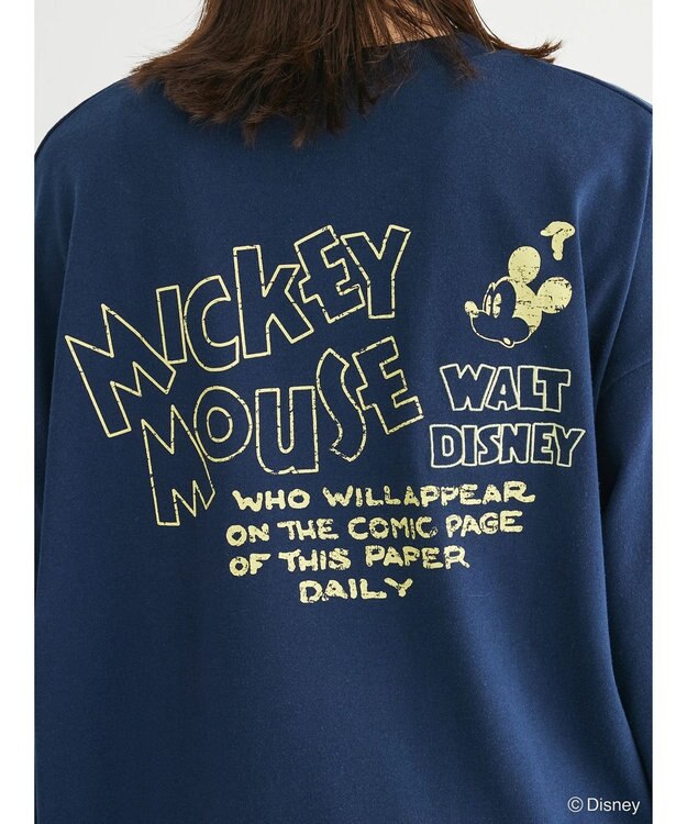 Green Parks Ｄｉｓｎｅｙ／バックプリント刺繍ロンＴＥＥ Navy