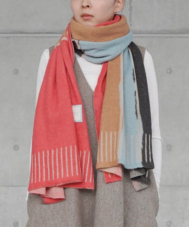 nitorito 【UNISEX】oh.hori ストール pink