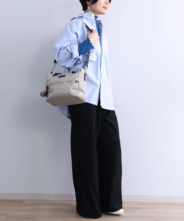 ACE BAGS & LUGGAGE Kanana project カナナモノグラム3rd ショルダーバッグ 11915 カナナプロジェクト ライトベージュ