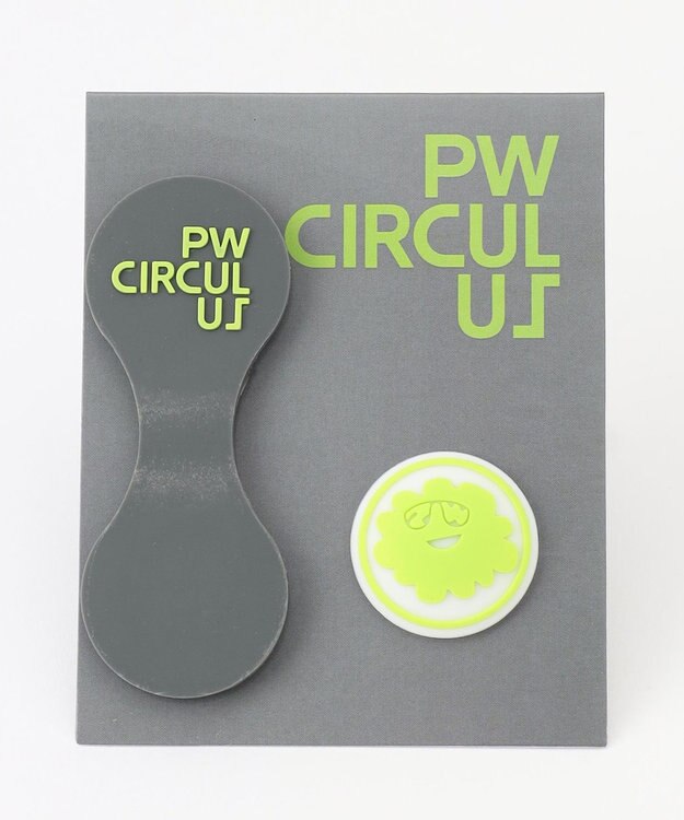 PW CIRCULUS 【UNISEX】ゴルフ モフ マーカー ライトグレー系