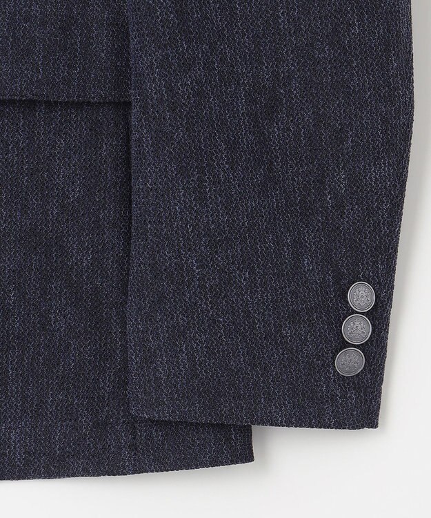 JOSEPH ABBOUD 【JAPAN FABRIC】 軽量 ラッセルブレザー ネイビー系