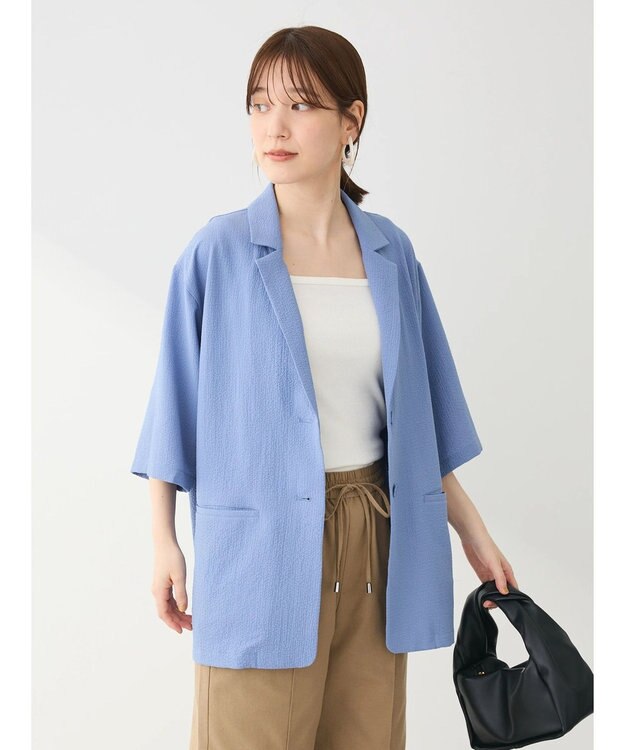 Green Parks ・ＥＬＥＮＣＡＲＥ　ＤＵＥ　ジャカードジャケット Blue