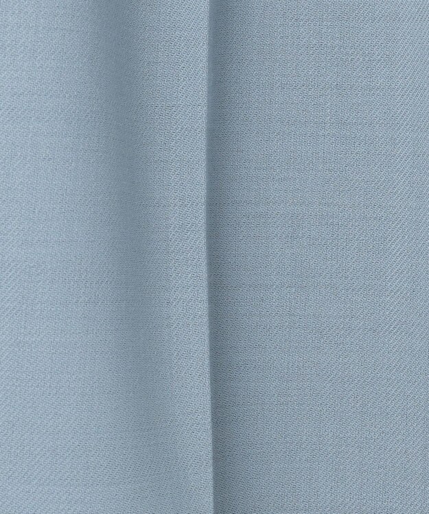 ICB L 【洗える】ウール2WAYストレッチ ワイドストレートパンツ シェイドブルー系