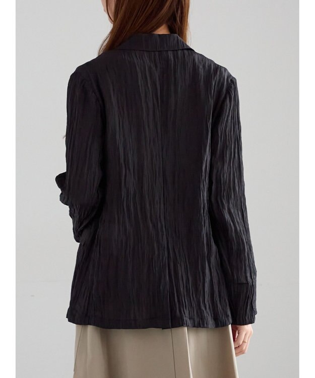 Te chichi リンクルライトテーラードジャケット ブラック