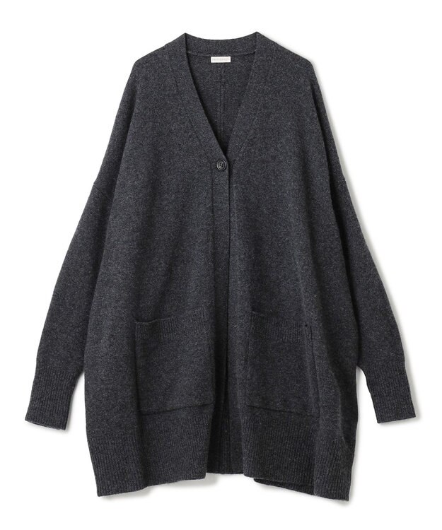 BEIGE， PROTAGONISTA / ビックカーディガン Charcoal