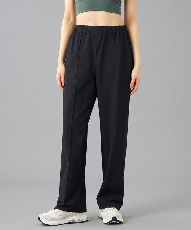 Chacott Chacott BALANCE EasyCare+ ストレートパンツ ブラック