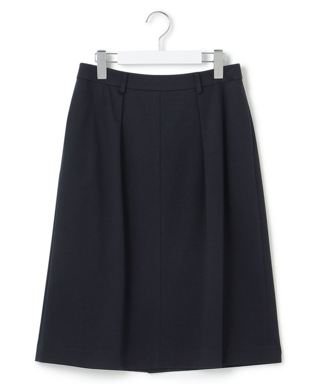 23区 【セットアップ対応/洗える】トリアセジャージーセットアップ スカート ネイビー系