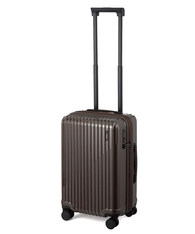 ACE BAGS & LUGGAGE 【WEB限定】ACE クレスタS スーツケース 35/42L 機内持ち込み ストッパー付き 09161 エース ブラウン
