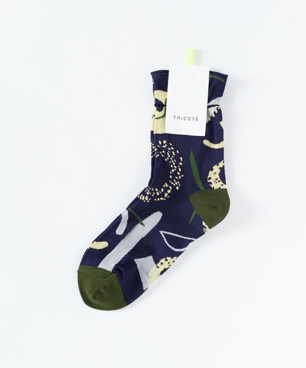 TRICOTE HAND WAVE SOCKS / HAND WAVEソックス 39NAVY
