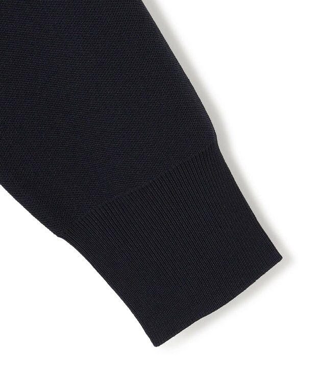 ICB L 【洗える】 シンセティックダブルフェイス ニットプルオーバー ネイビー系