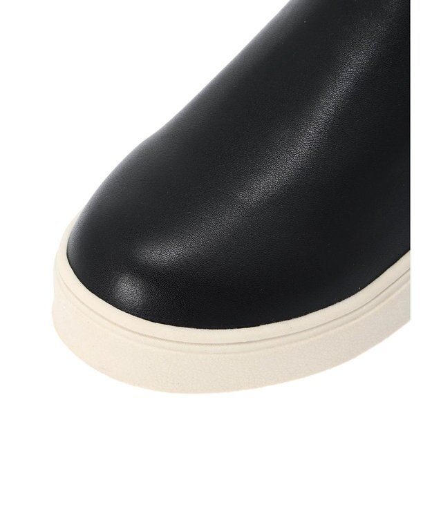 Green Parks ・ｒｉｃｈ　ｂｌｕｅ　ニットスニーカーブーツ Black