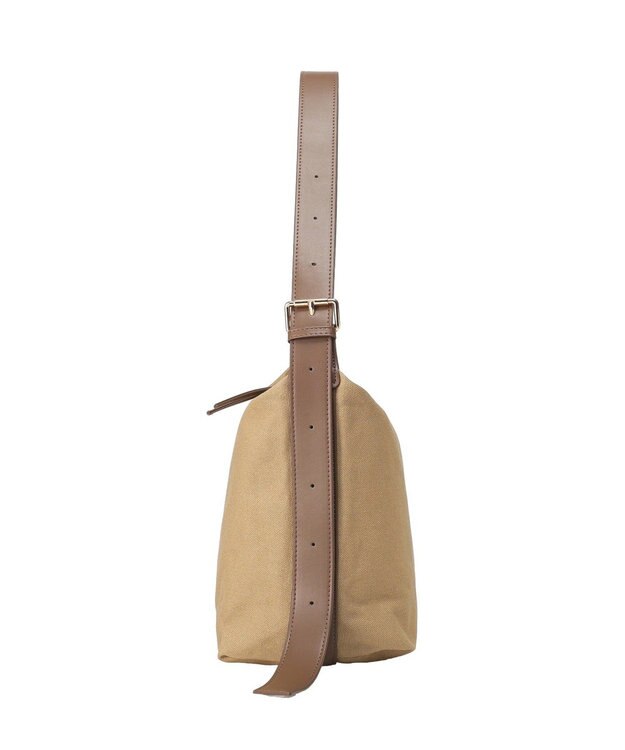 Green Parks キャンバスコンビワンハンドルショルダー Beige