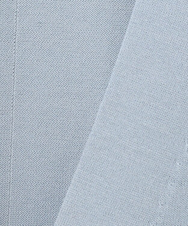 J.PRESS LADIES L 【洗える】 Co/Peライト Vネック カーディガン スカイブルー系