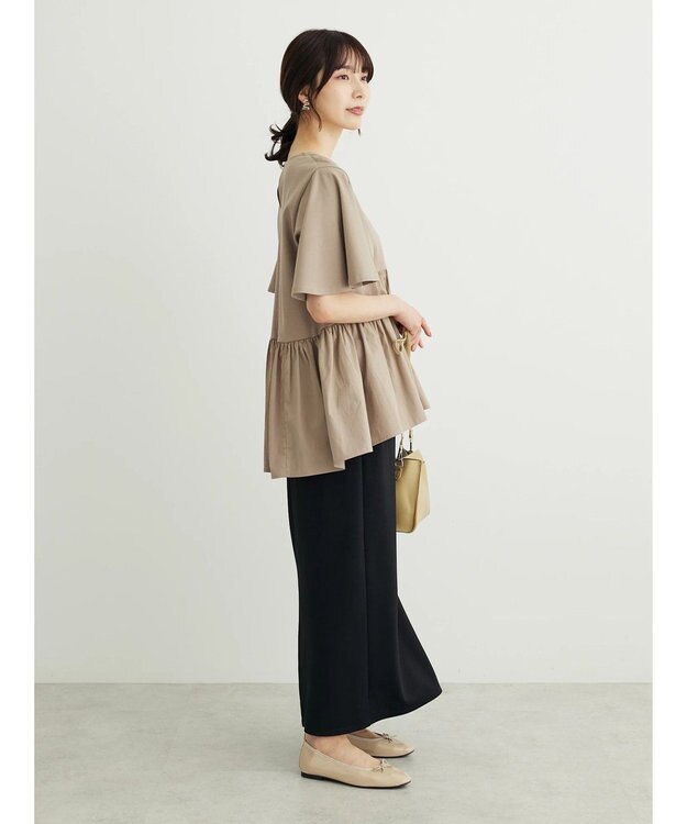 Green Parks ・ＥＬＥＮＣＡＲＥ　ＤＵＥイソザイキリカエプルオーバー Gray Beige