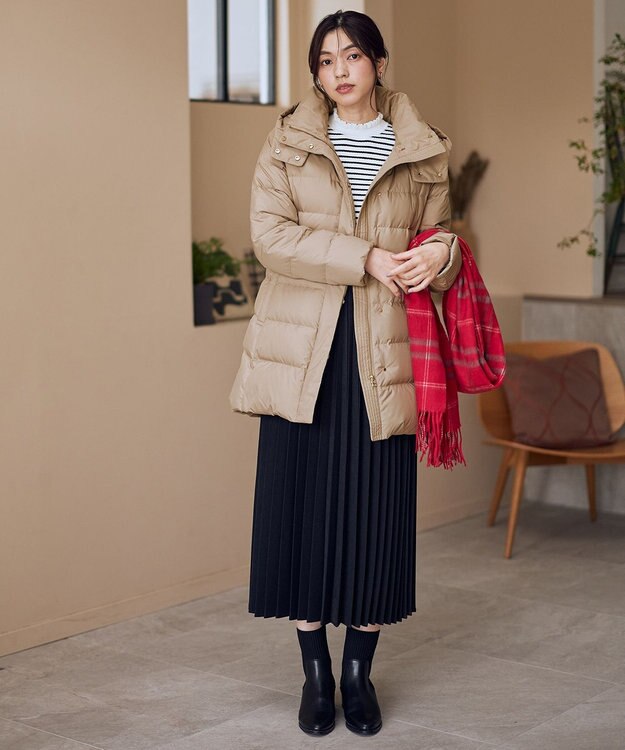 ANY L 【6色展開】フリルネックニット [WEB限定]ボーダー