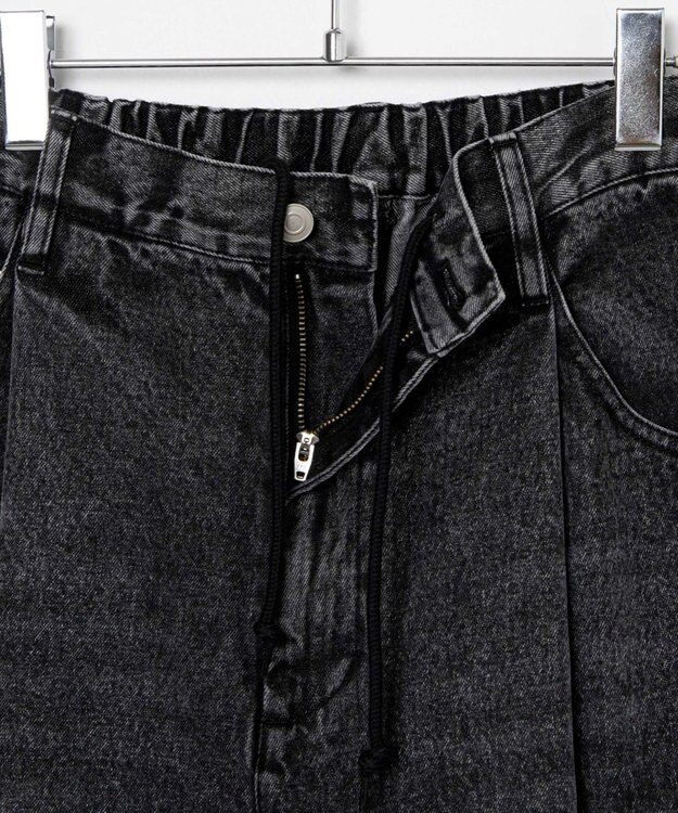 WEGO スケーターズ　タックワイドデニムパンツ ブラックその他