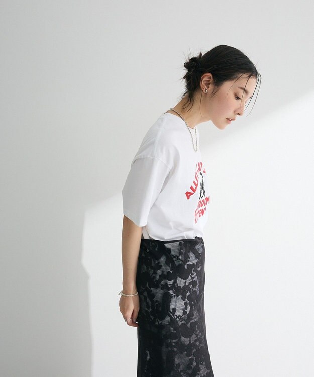 Green Parks ■ＲＵＳＳＥＬＬ　プリントショートスリーブＴＥＥ White