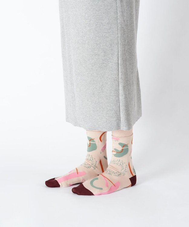 TRICOTE HAND WAVE SOCKS / HAND WAVEソックス 91IVORY